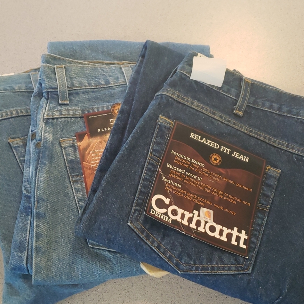 SOLD !  NWT Men's Carhartt Jeans (lot of 3)